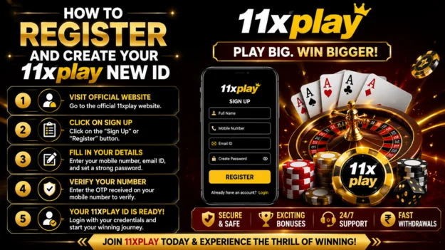 How to Register and Create Your 11xplay New ID