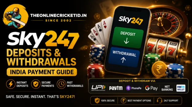 Sky247 Deposits and Withdrawals – India Payment Guide